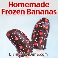 Homemade Frozen Bananas Recipe