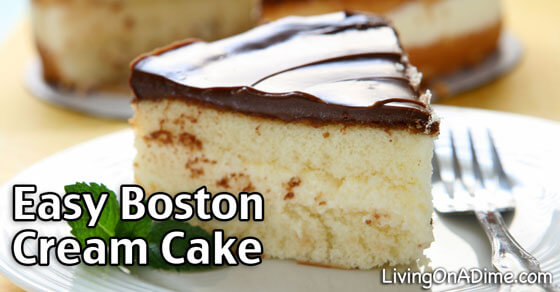 Easy Boston Cream Cake Recipe