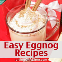 Easy Non-Alcoholic Homemade Eggnog Recipes - Living On A Dime
