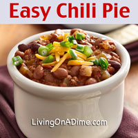 Easy Chili Pie Recipe Easy Way To Use Leftover Chili