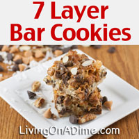 Yummy Homemade 7 Layer Bar Cookies Recipe