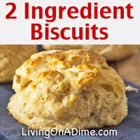 Easy 2 Ingredient Homemade Biscuits Recipe
