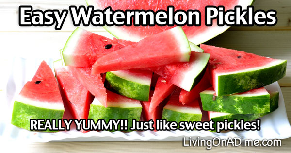 Easy Watermelon Pickles Recipe