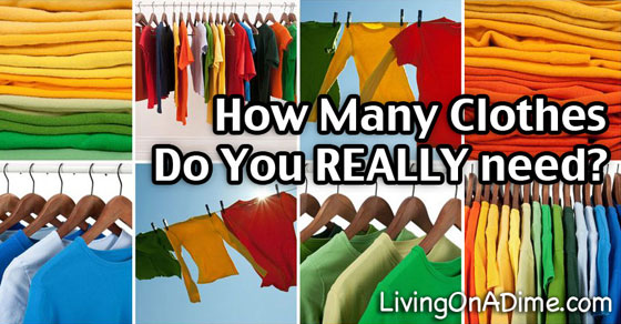 How Many Clothes Do We Need, Exactly?