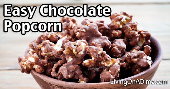 Easy Chocolate Popcorn Recipe