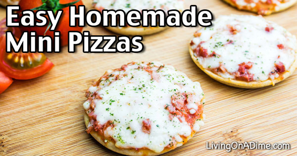 Easy Homemade Mini Pizzas Recipe
