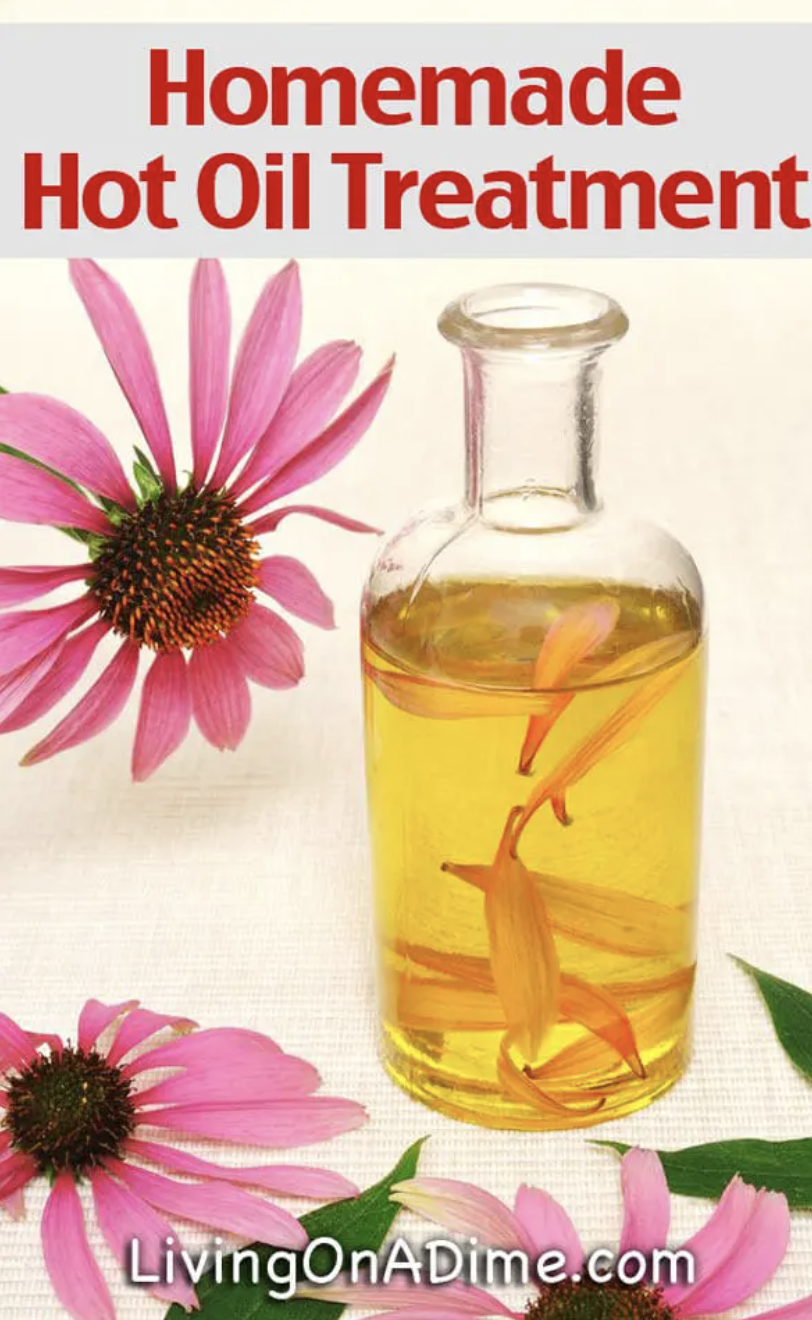 Homemade Hot Oil Treatment Recipe For Dry Hair