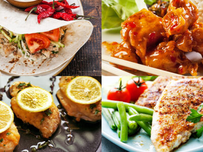 Here are 5 air fryer chicken breast recipes sure to please your family! They are healthy, versatile and easy to make with just a few minutes prep time! If you like the taste of juicy chicken, but without frying it in oil, you'll love these tasty air fryer chicken recipes!