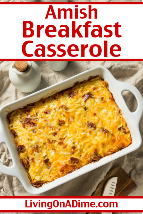 Start your morning right with this hearty Amish Breakfast Casserole Recipe packed with crispy bacon, tender hash browns, and three kinds of melted cheese. It’s an easy, make-ahead breakfast that’s perfect for holidays, busy mornings, or feeding a hungry crowd without breaking the budget.