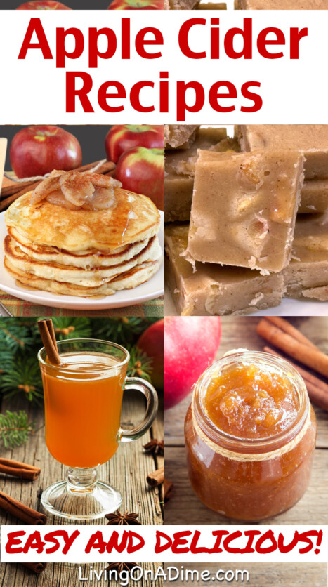 Here are 8 deliciously easy apple cider recipes you'll love! From rich apple cider fudge to warm mulled cider, fluffy pancakes, and more, these quick fall recipes bring the nostalgic flavors of autumn right to your kitchen. Each recipe is simple to make and takes just a few minutes!