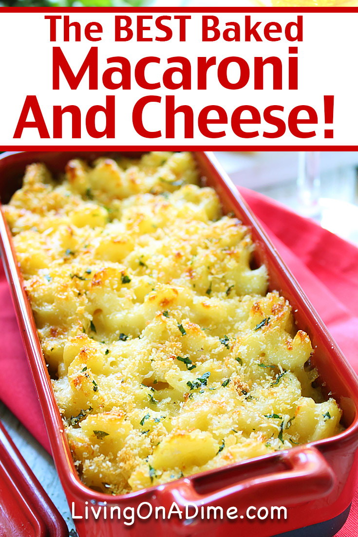 This is the BEST baked macaroni and cheese recipe! Brown and crunchy on top and smooth and creamy in the middle, you'll get an amazing taste like the gourmet baked macaroni and cheese at your favorite restaurant for just a fraction of the price! Super delicious, this baked macaroni and cheese will please your entire family!