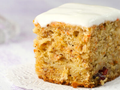 This is the BEST banana cake recipe in the world!! It's moist, delicious and it's a great way to use up those bananas that are starting to turn! I have taken this easy banana cake to get togethers and it is gone in 5 minutes!