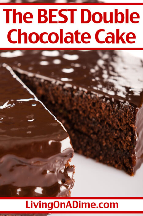 This double chocolate cake recipe is the very best chocolate cake recipe! It is an ingenious adaptation from the 1940's that makes the most delicious cake! Definitely for the chocolate lover in your family!