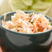 Sweet, creamy and light, this cole slaw is perfect for summer barbecues and get togethers. It also makes a great side for any summer meal like fried chicken, chicken fried steak or hamburgers and hot dogs! Try it and you and your family will agree that it is the best cole slaw ever!