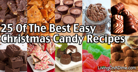 Here are 25 of the best easy Christmas candies all in one place! Many of these Christmas candy recipes can be made in just a few minutes and the result is oh so delicious!