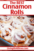 This is the very best homemade cinnamon rolls recipe! Why spend a fortune at your local store? This is a super easy recipe and they're gooey and delicious!