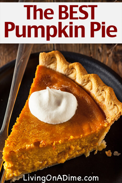 This is the best easy pumpkin pie recipe! It is is smooth and creamy with just the right amount of pumpkin pie spice to make the perfect taste for fall! It is a traditional Thanksgiving recipe perfect for potlucks and holiday get togethers!