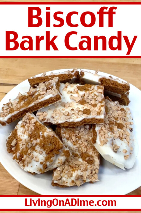 This Biscoff Candy Bark recipe layers crunchy Biscoff cookies with smooth white chocolate and optional toffee bits for an irresistible, no-bake treat! Perfect for gifting, dessert tables, or a sweet snack anytime, this decadent biscoff cookie recipe is easy to make and impossible to resist!