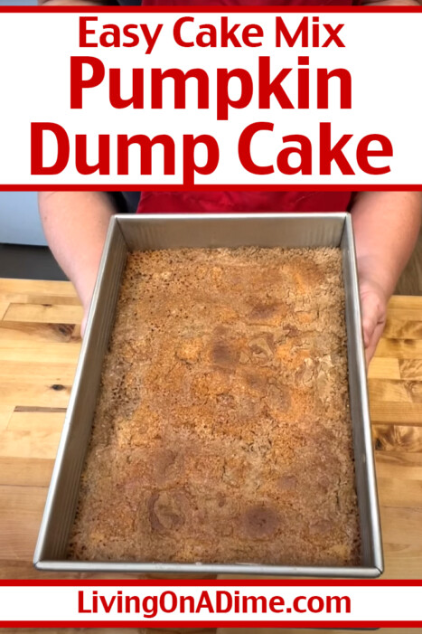 This Pumpkin Dump Cake is the ultimate easy fall dessert—just layer, bake, and enjoy! With warm pumpkin pie filling and a buttery spiced cake topping, it’s as delicious as it is simple!