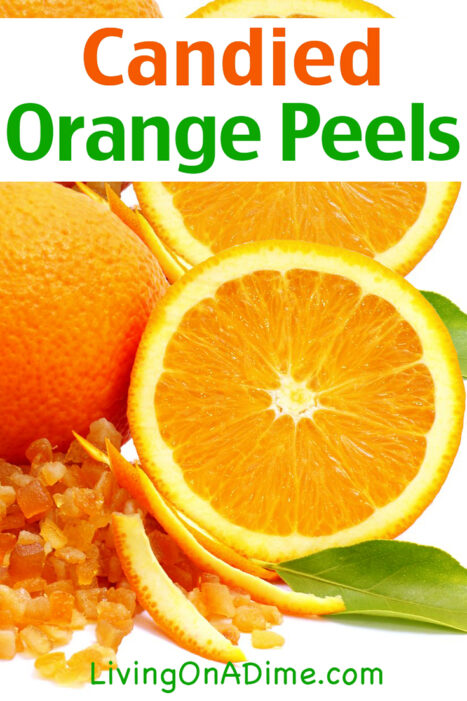 This candied orange peels recipe makes tasty candied orange peels that are reminiscent of old-fashioned Christmas candies. They're a tasty treat when you have oranges to use!