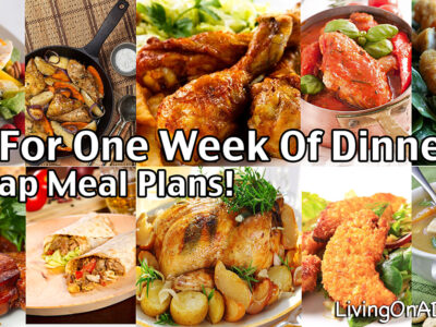 Use these cheap dinner ideas to make easy meals your entire family will love! I think a lot of people are under the impression that in order to have cheap meal plans you have to have just beans and rice. The fact is that's just not true! By watching sales and shopping at discount store you can eat very well for just $30-$50 a week! These cheap meals are easy to make and your entire family will love them!