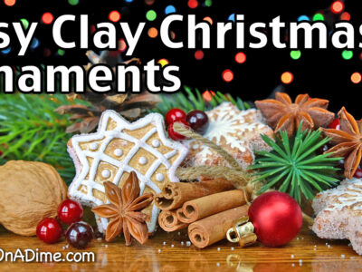 Try this easy recipe for homemade clay ornaments you can make with ingredients you already have at home. The kids love making their own holiday ornaments!