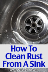 Here are a few things to try to remove rust stains from stainless steel