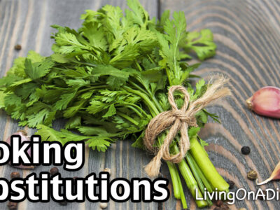Here are some easy creative cooking substitutions and equivalents you can use in cooking and baking in place of ingredients you don't happen to have on hand!