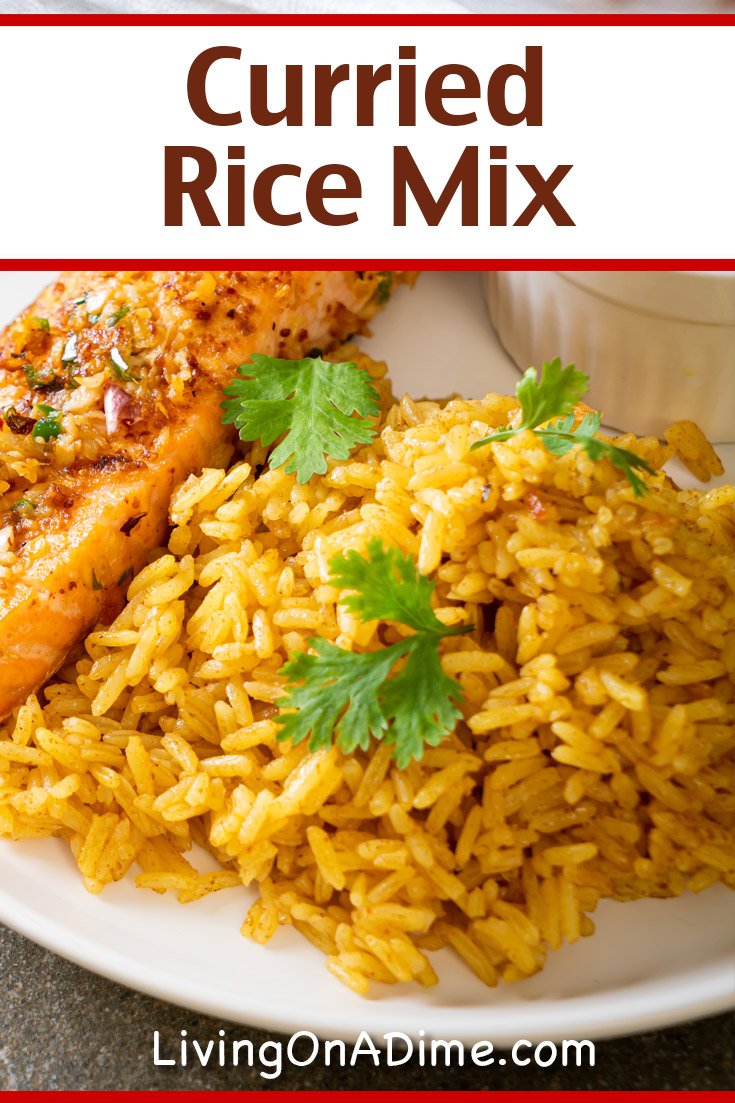 This curried rice mix recipe makes an easy gift mix! It makes a tasty rice that goes well with lots of chicken dishes.