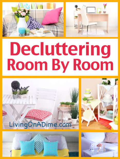 Decluttering your home is an important part of reducing the stress in your life and it can save you money, too! These easy tips will help you get started!