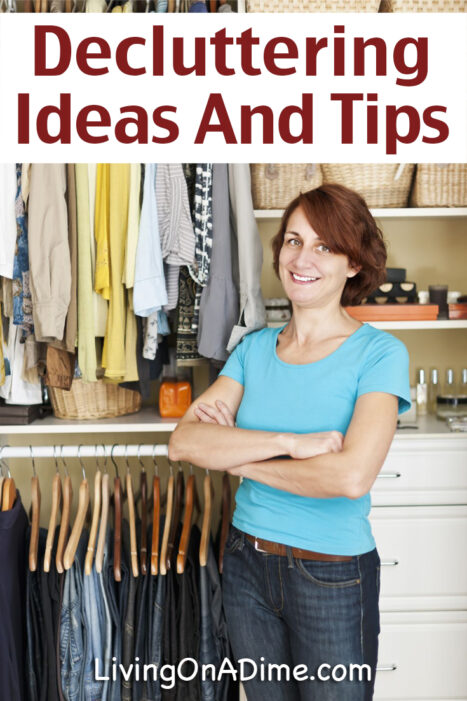 Here are some decluttering ideas and tips to help you get motivated to start decluttering. Don't make it so complicated and get organized today!