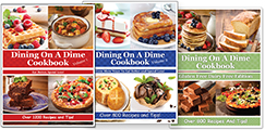 Check Out Our Dining On A Dime Cookbooks!
