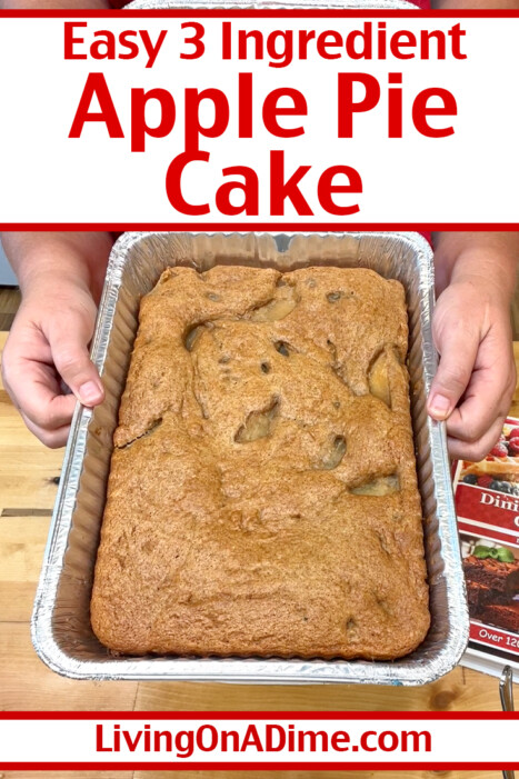 This quick and cozy 3-ingredient apple pie cake recipe comes together in minutes with just three simple ingredients - and it tastes just like apple pie! Warm, spiced, and full of apple flavor—it’s the perfect dessert when you need something easy but impressive!