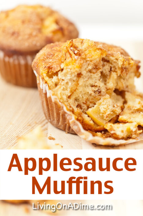 This applesauce muffins recipe makes delicious muffins your family and friends will love! Great for parties, get-togethers and kids snacks!