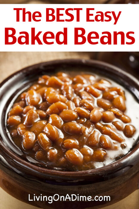 This easy baked beans recipe makes the best baked beans! A quick and easy side dish for burgers, barbecues and picnics that everyone loves!