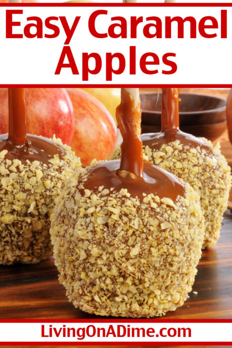 Caramel apples are probably among my top 3 favorite foods! This homemade caramel apples recipe makes it easy to make your own, along with easy dessert tips!