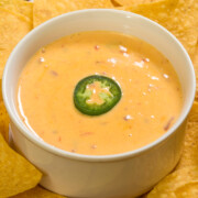 This Easy Cheese Dip Recipe makes a smooth, creamy dip in just minutes using basic ingredients you already have on hand. Serve it warm with chips, pretzels, or veggies for a fast, crowd-pleasing snack everyone will love!