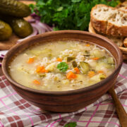 This easy chicken barley soup recipe has always been a family favorite! It's a healthy and delicious comfort food soup that everyone loves!