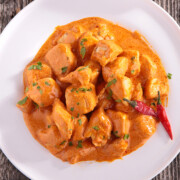 This easy chicken curry recipe is one of my FAVORITE recipes! This easy chicken curry is SUPER easy and so delicious you will wonder why you are wasting $50 to eat it in a restaurant! With just a few ingredients you can make this chicken curry in just a few minutes and your family will love it!