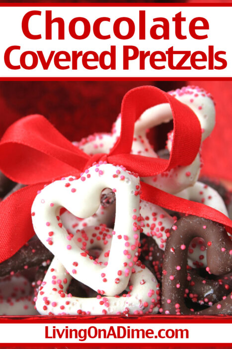 This easy chocolate covered pretzels recipe uses just 2 ingredients, but you can also add candy sprinkles! It is a wonderful easy Christmas candy recipe that can be made in just a few minutes and the result is oh so delicious! If you like salty and sweet together in your Christmas candies, these pretzels are perfect!