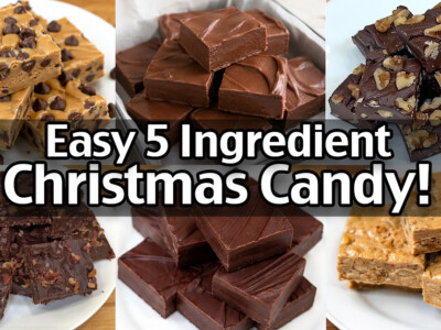 These easy Christmas candy recipes prove that you don't need a lot of ingredients to make amazing holiday treats! From creamy fudge to sweet-and-salty favorites, these simple recipes are perfect when you want something delicious without a lot of work.