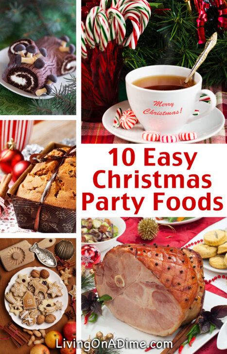 Try these easy party food ideas and recipes, including tips for how to lay out a buffet dinner table so everyone doesn't get piled on top of each other.