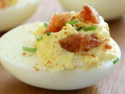 This is the best deviled eggs recipe ever! So easy and the deviled eggs are gone every time! The secret ingredient makes all the difference!