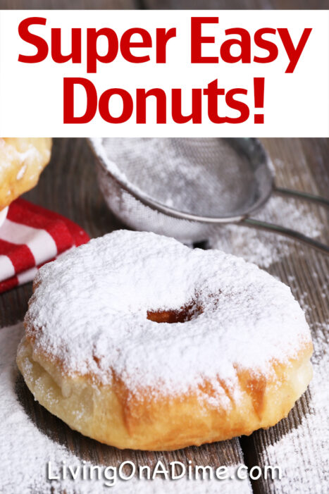 Try these yummy homemade donut recipes you can make at home, including a super easy donut recipe made with refrigerator biscuits and a yeast donut recipe you can make from scratch.