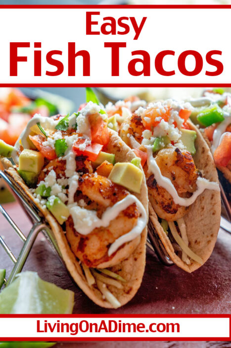 This easy fish tacos recipe makes a delicious and easy-to-make dish that combines the flavors of flaky fish, zesty toppings, and soft tortillas. This recipe for a quick and satisfying meal that you can enjoy anytime!