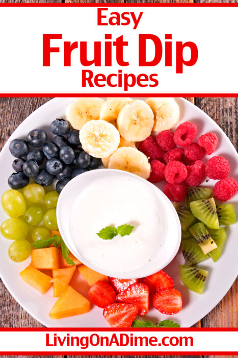 Try these easy fruit dip recipes the next time you have an extended family gathering or party. These fruit dips add a wonderful flavor to all kinds of fruit! The spicy fruit dip is amazing.