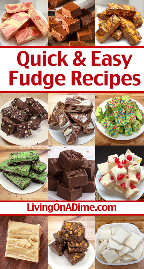 Check out these quick and easy fudge recipes for your next sweet treat! Making candy shop-quality fudge is easier than you think! In just 5–10 minutes and with only a few simple ingredients, you can whip up delicious homemade fudge that will amaze your family and friends!