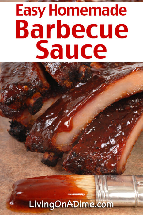3 easy homemade barbecue sauce recipes that are quick and tasty, including my grandmother's and ones I use for brisket or bbq little smokies!