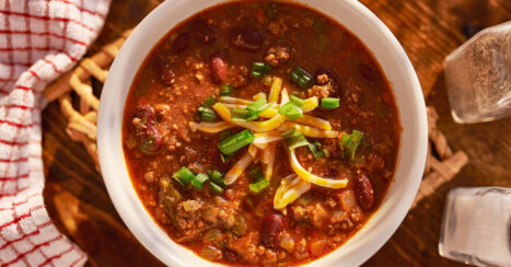 This easy homemade chili recipe makes a quick and easy dinner that you can throw together before work or in the morning and let it simmer all day long. Throw together a batch of our Best Ever Cornbread and you'll have a full meal the entire family will love!