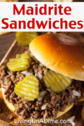This easy maidrite loose meat sandwich recipe is a tasty recipe similar to Sloppy Joe's but with a milder taste. It's an easy dinner recipe you can make with 5-10 minutes preparation time and families love it! It also makes an easy freezer meal!
